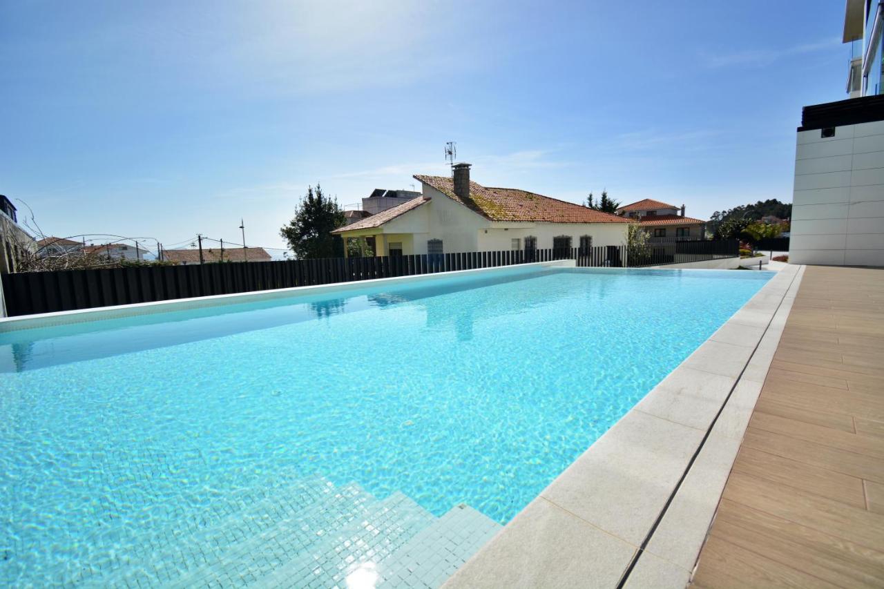 Precioso Apartamento Con Piscina En Sanxenxo Exterior photo